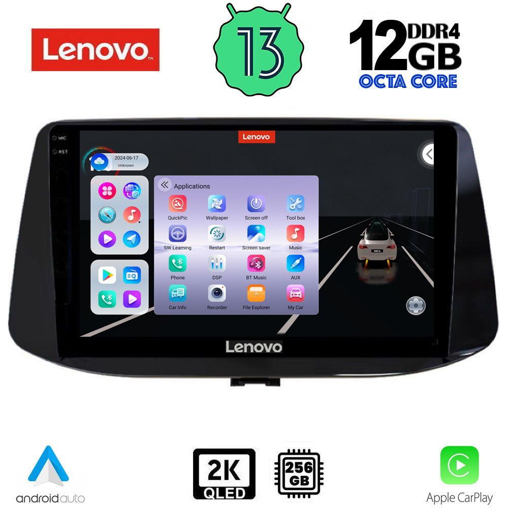 LENOVO SSZ 12233_CPA (9inc) MULTIMEDIA TABLET for HYUNDAI i30 mod. 2018>