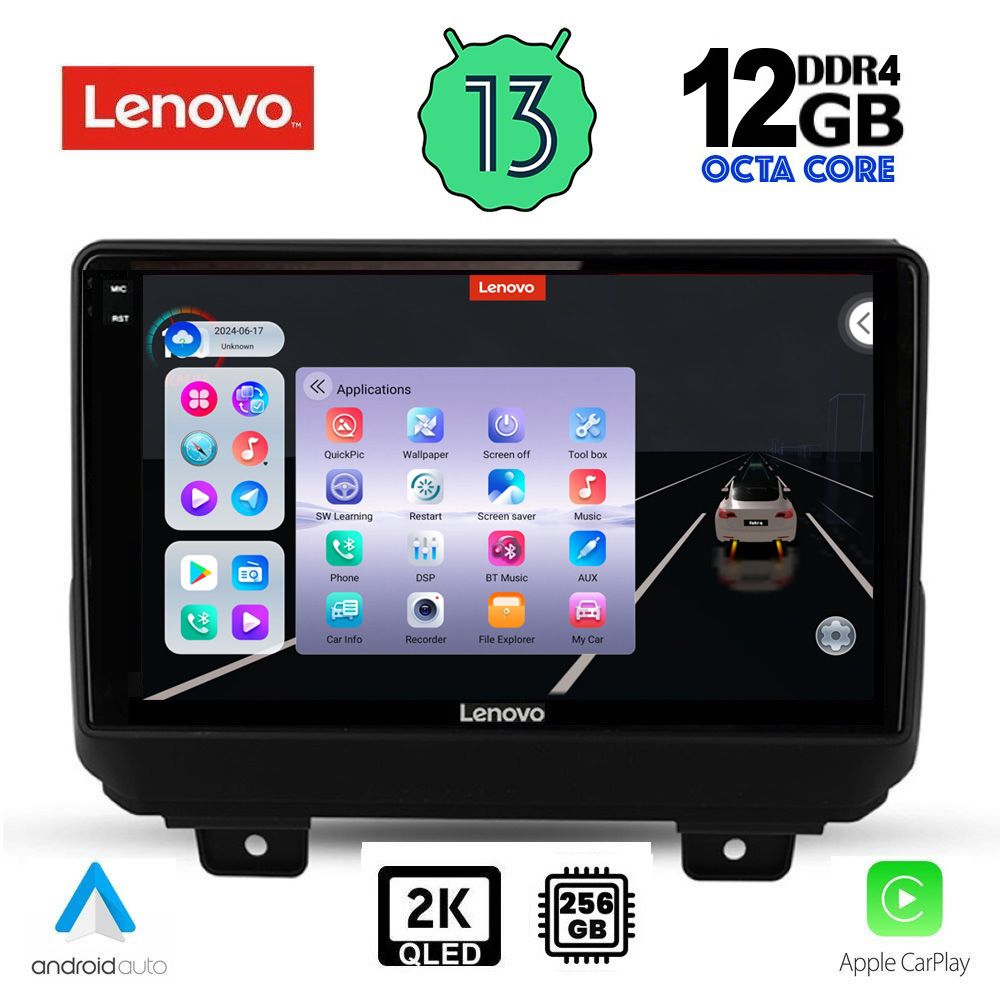 LENOVO SSZ 12298_CPA (9inc) MULTIMEDIA TABLET for JEEP WRANGLER mod. 2018>