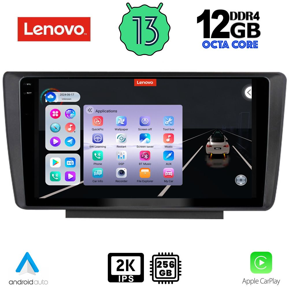 LENOVO SSZ 12594_CPA (9inc) MULTIMEDIA TABLET for SKODA OCTAVIA 5 mod. 2005-2012