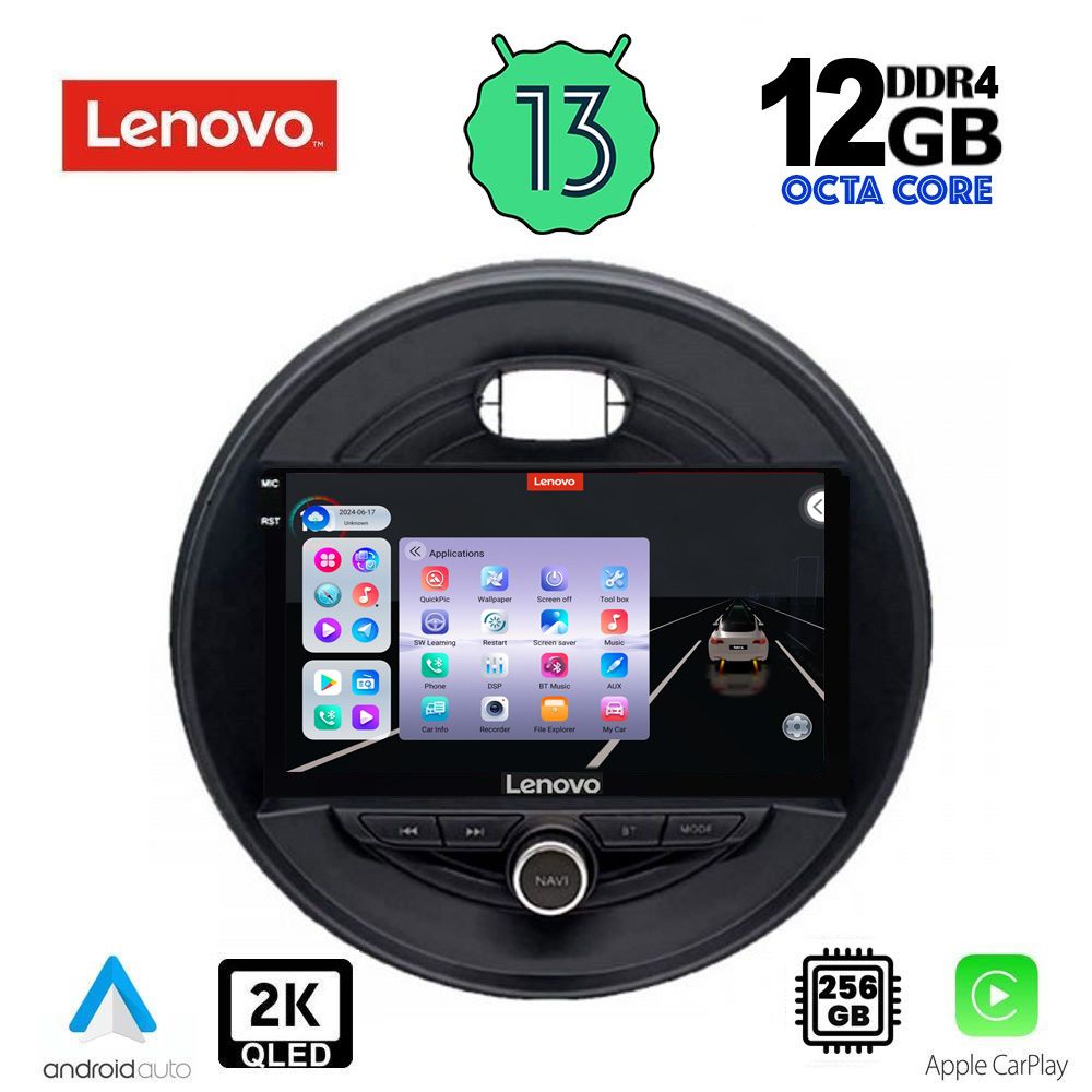 LENOVO SSZ 12066_CPA (9inc) MULTIMEDIA TABLET for MINI COOPER (F55-56-F57) mod. 2015&gt; CLUBMAN (F54) mod. 2015&gt; ROADSTER (F59) mod. 2014&gt; COUNTRYMAN (F60) mod. 2016&gt;