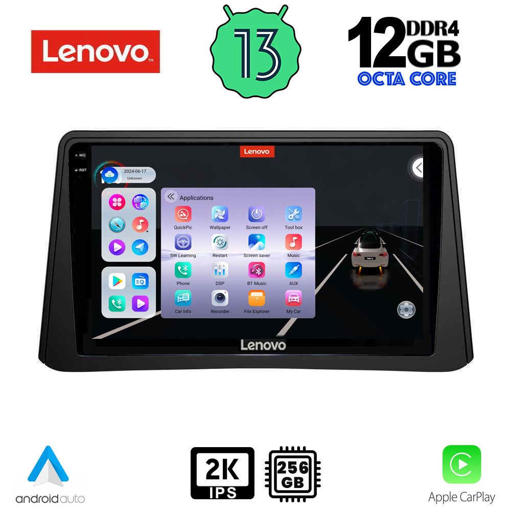 LENOVO SSZ 12496_CPA (9inc) MULTIMEDIA TABLET for OPEL MOKKA mod. 2012-2015