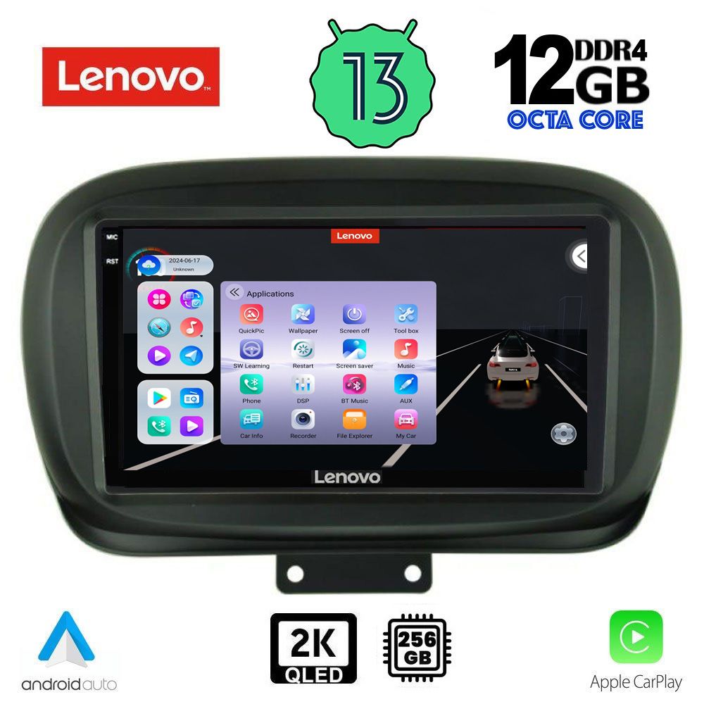 LENOVO SSZ 12134_CPA (9inc) MULTIMEDIA TABLET for FIAT 500Χ mod. 2014>