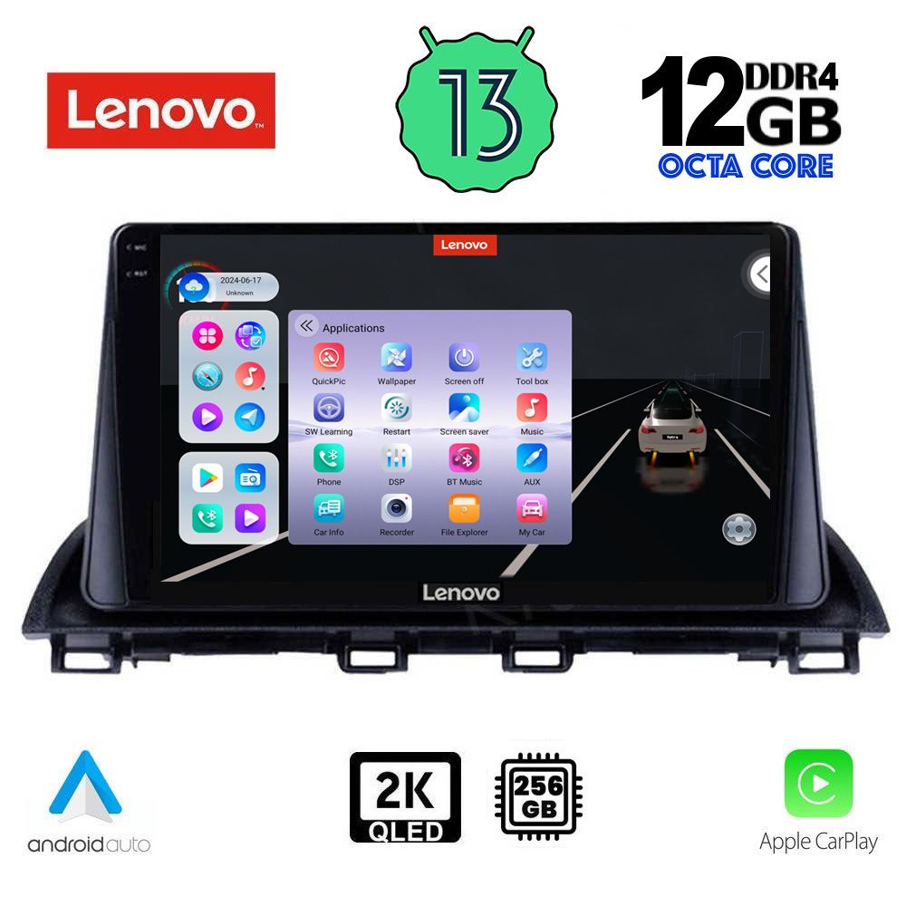 LENOVO SSZ 12367_CPA (9inc) MULTIMEDIA TABLET for MAZDA 3 mod. 2014>