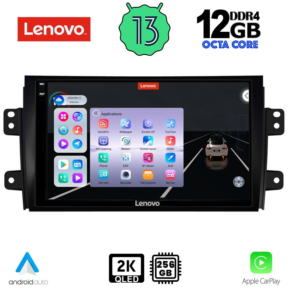 LENOVO SSZ 12688_CPA (9inc) MULTIMEDIA TABLET for FIAT SEDICI – SUZUKI SX4 mod. 2005-2013