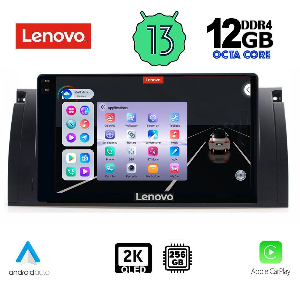 LENOVO SSZ 12045_CPA (9inc) MULTIMEDIA TABLET for BMW Series 5 (E39) mod. 1997-2005 | X5 (E53) mod. 1999-2006