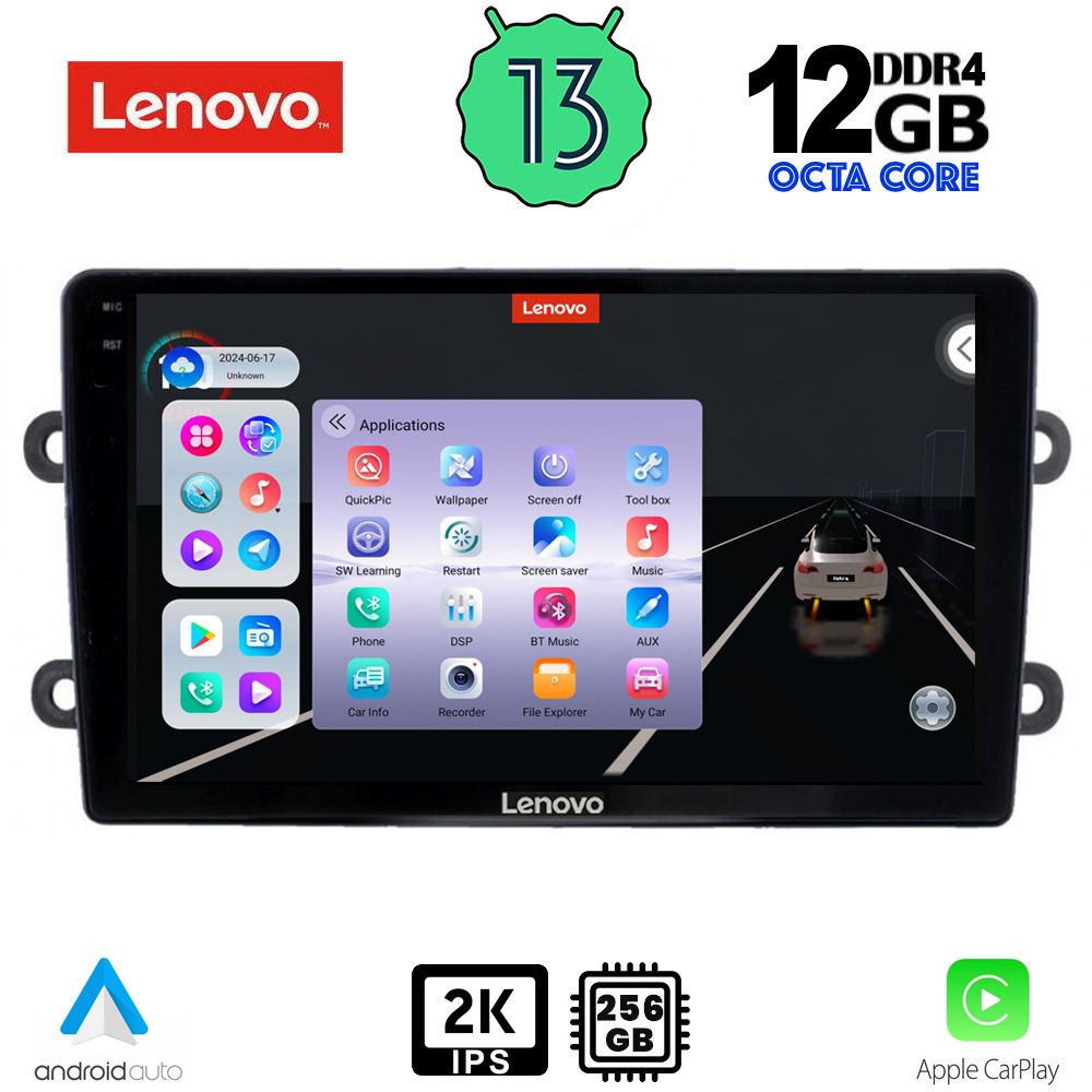 LENOVO SSZ 12102_CPA (9inc) MULTIMEDIA TABLET for DACIA DUSTER mod. 2012-2019