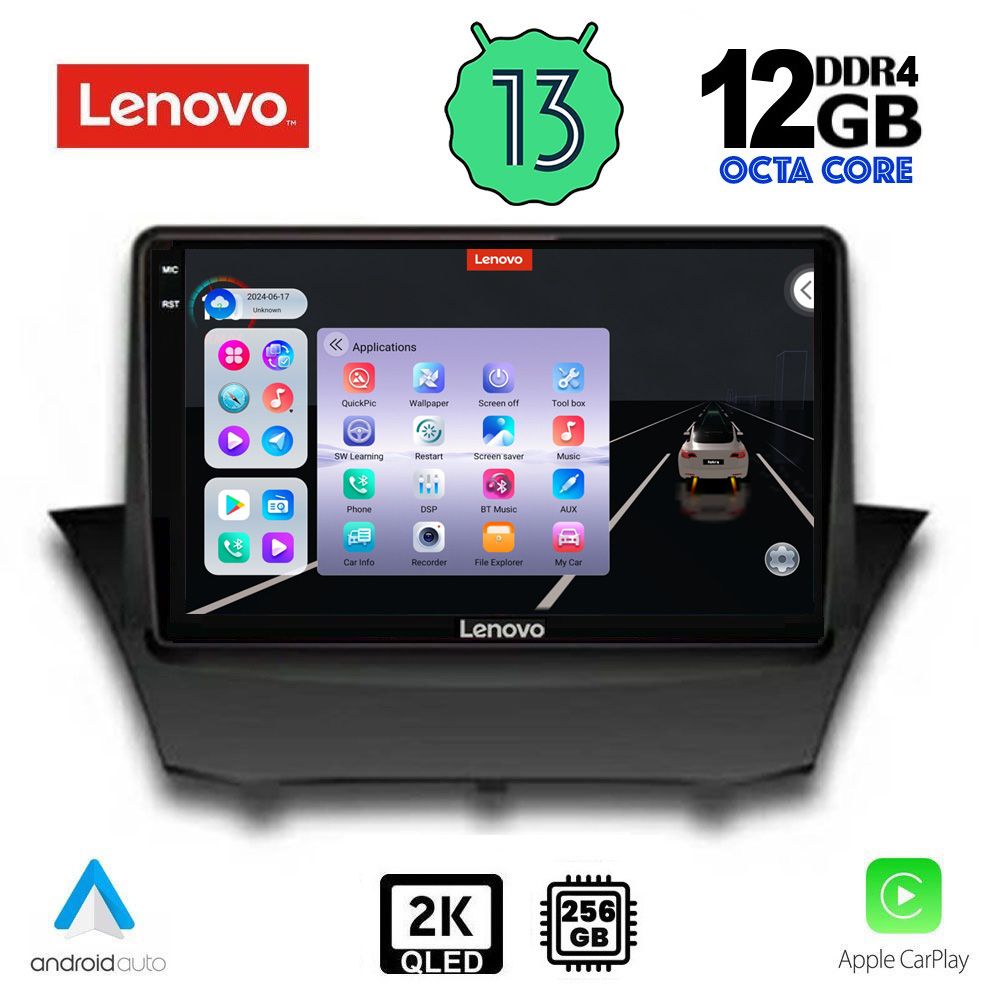 LENOVO SSZ 12154_CPA (9inc) MULTIMEDIA TABLET for FORD FIESTA mod. 2008-2017