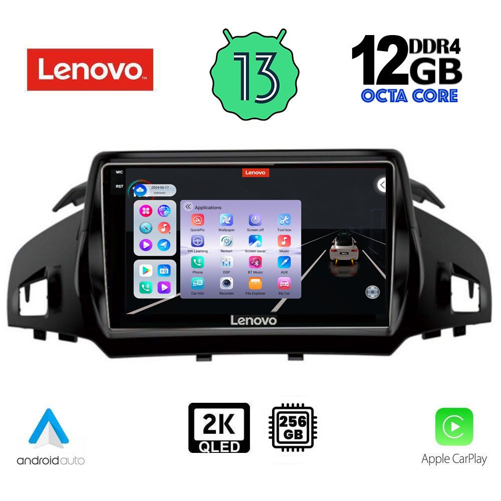 LENOVO SSZ 12160_CPA (9inc) MULTIMEDIA TABLET for FORD KUGA mod. 2013> – CMAX mod. 2011>