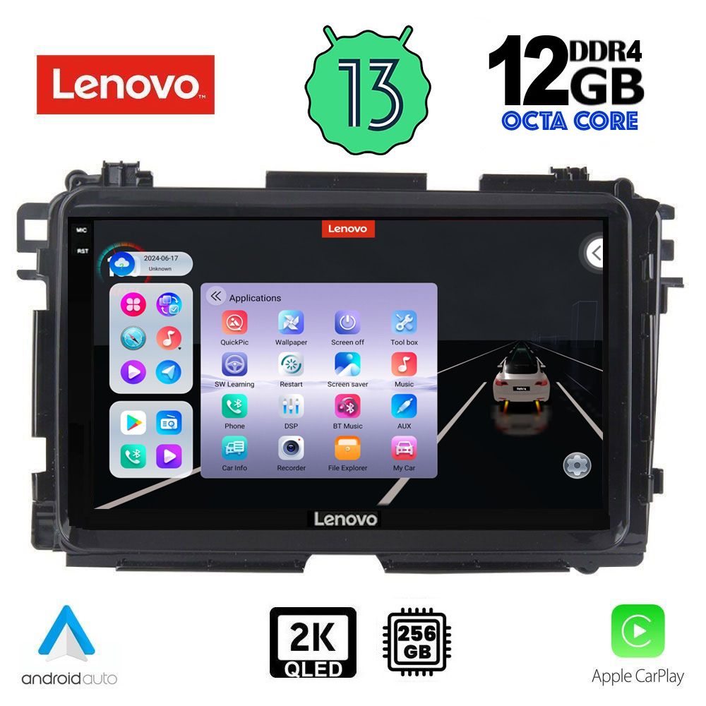 LENOVO SSZ 12201_CPA (9inc) MULTIMEDIA TABLET for HONDA HRV mod. 2015-2021