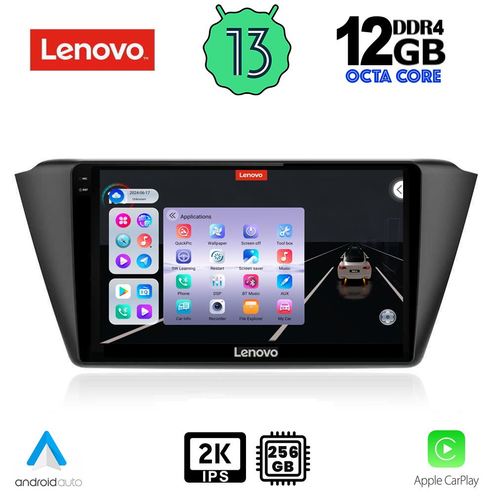 LENOVO SSZ 12582_CPA (9inc) MULTIMEDIA TABLET for SKODA FABIA mod. 2015>