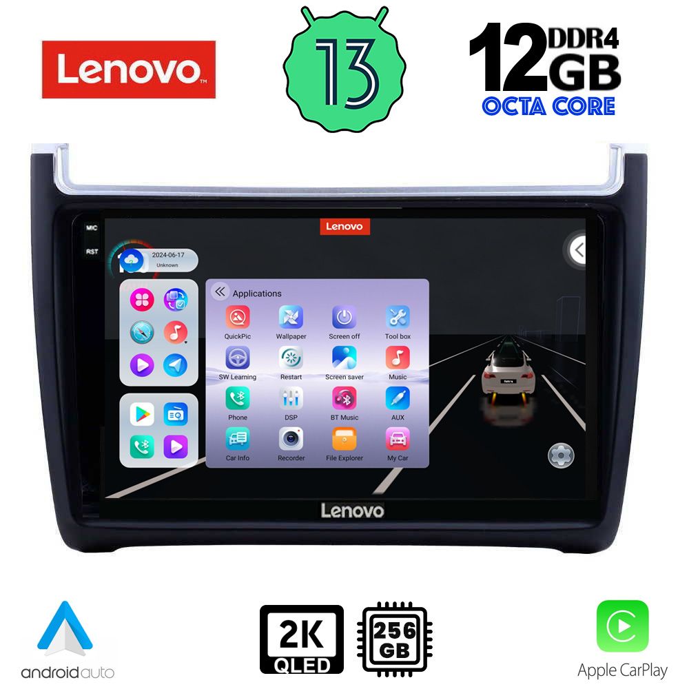 LENOVO SSZ 12757_CPA (9inc) MULTIMEDIA TABLET for VW POLO mod. 2014-2017