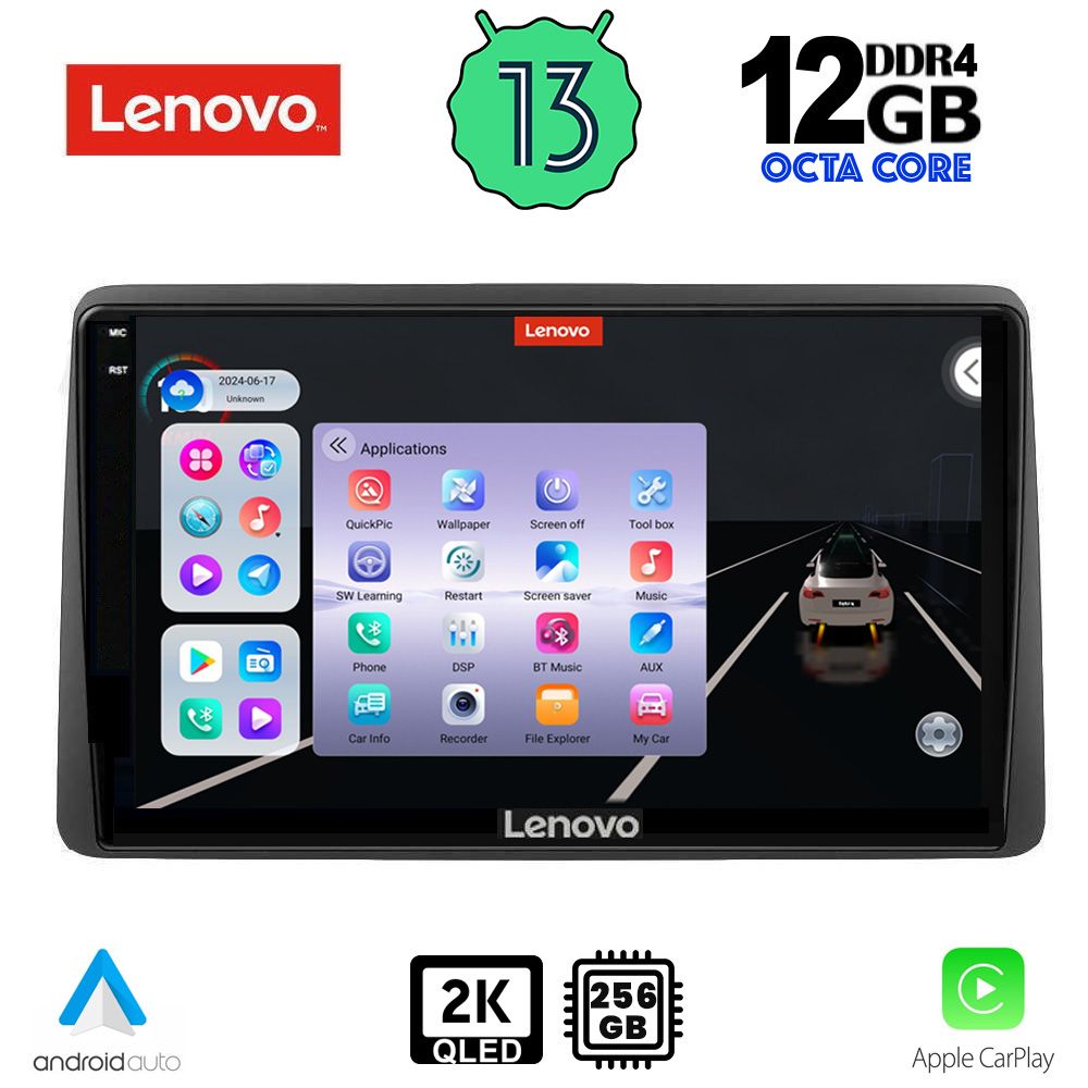 LENOVO SSZ 12104_CPA (10inc) MULTIMEDIA TABLET for DACIA DUSTER mod. 2019>