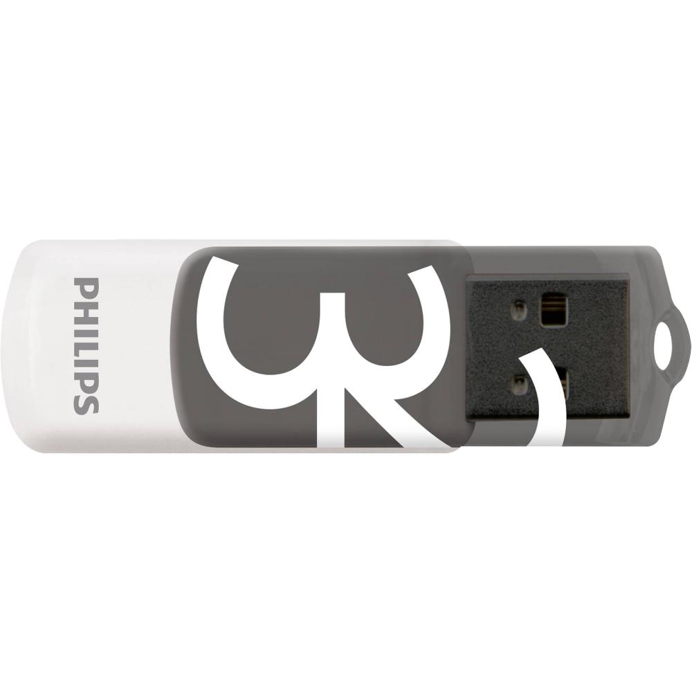 Philips Vivid 32GB USB 2.0 Stick Λευκό (FM32FD05B/00) (PHIFM32FD05B-00)