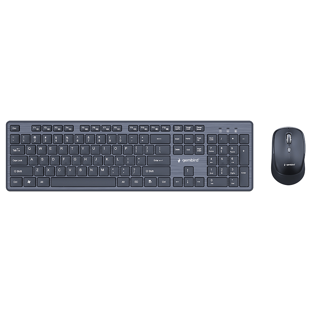 GEMBIRD WIRELESS DESKTOP SET US LAYOUT BLACK