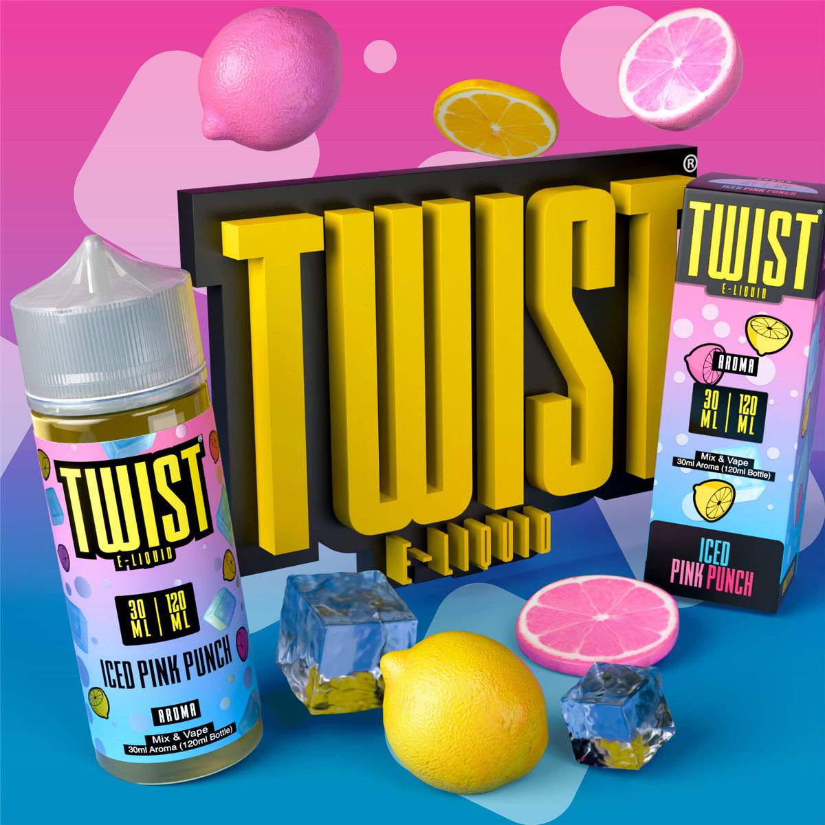 Twist FlavorShot Iced Pink Punch 30/120ml