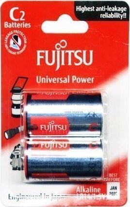 Fujitsu Universal Power Αλκαλικές Μπαταρίες C 1.5V 2τμχ