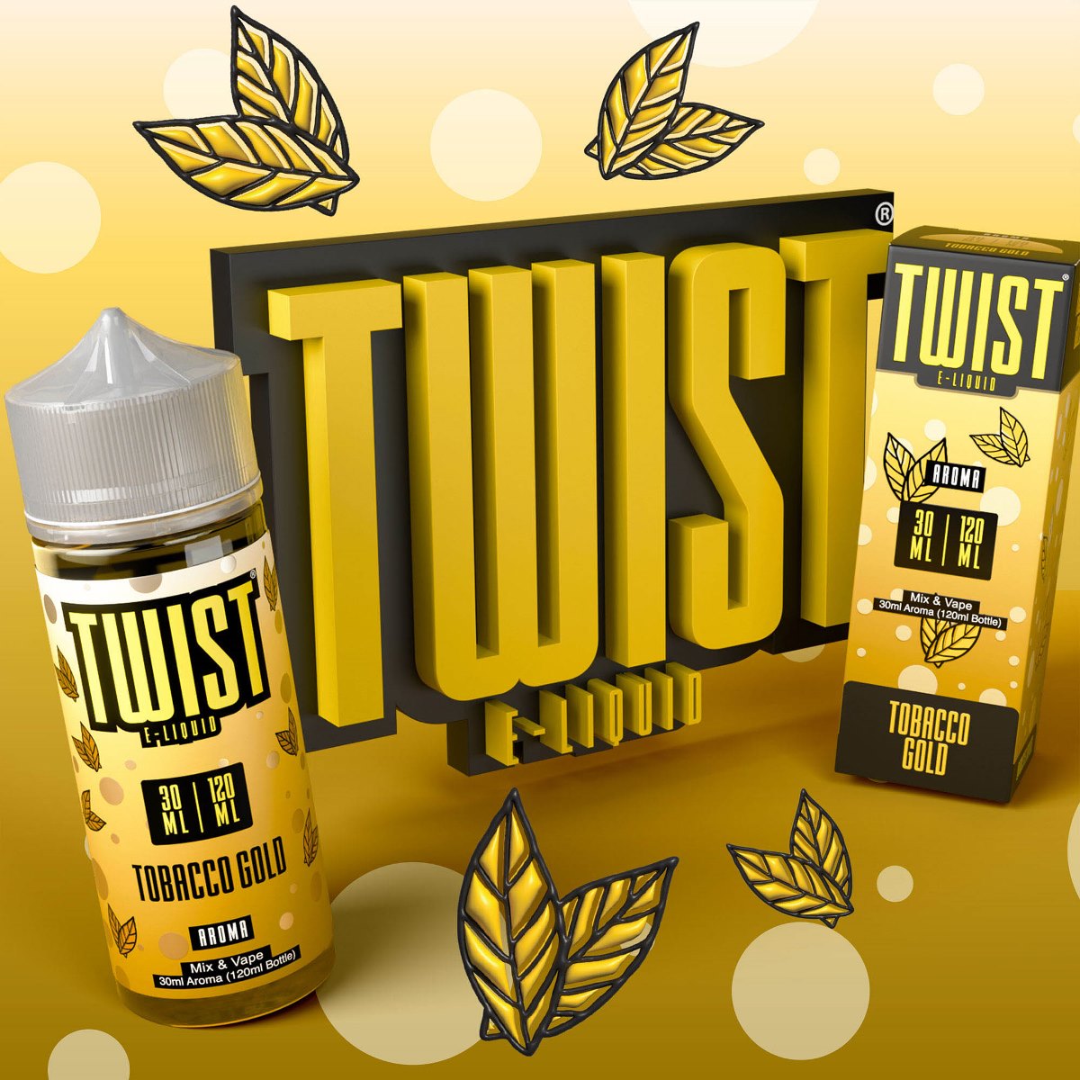 Twist FlavorShot Gold Tobacco 30/120ml