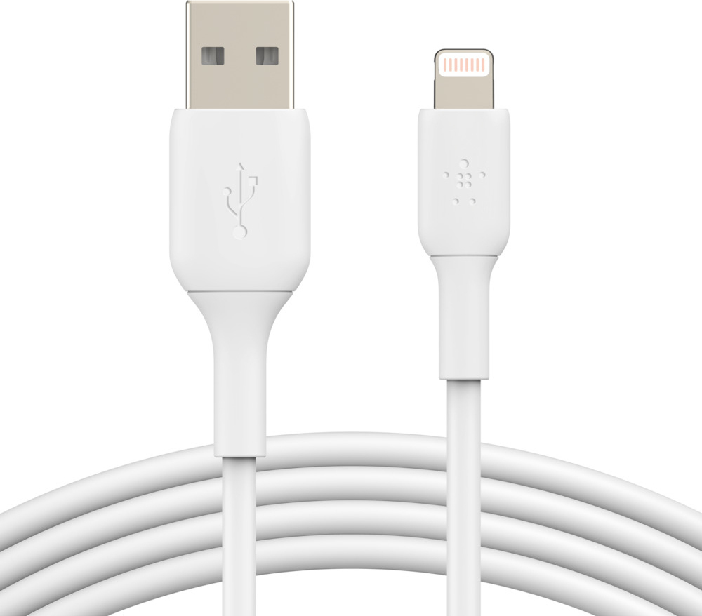 Belkin CAA001bt2MWH Lightning to USB-A Cable (2m)