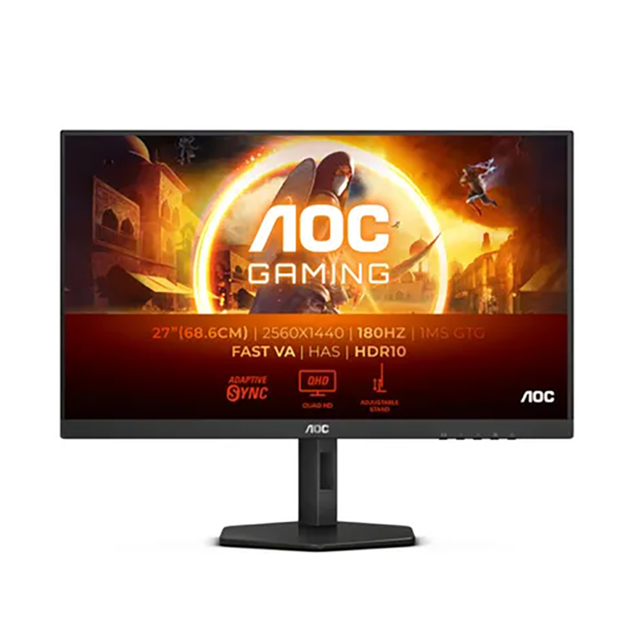 AOC Q27G4XN QHD Ergonomic Gaming Monitor 27" 180Hz (AOCQ27G4XN)