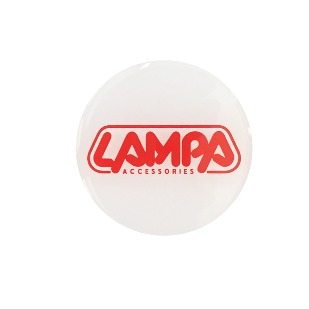 ΑΥΤ.LAMPA/2 LAMPA ΑΥΤΟΚΟΛΛΗΤΑ ΖΑΝΤΩΝ 5,5 cm ΛΕΥΚΟ/ΚΟΚΚΙΝΟ ΣΜΑΛΤΟΥ - 4 ΤΕΜ.