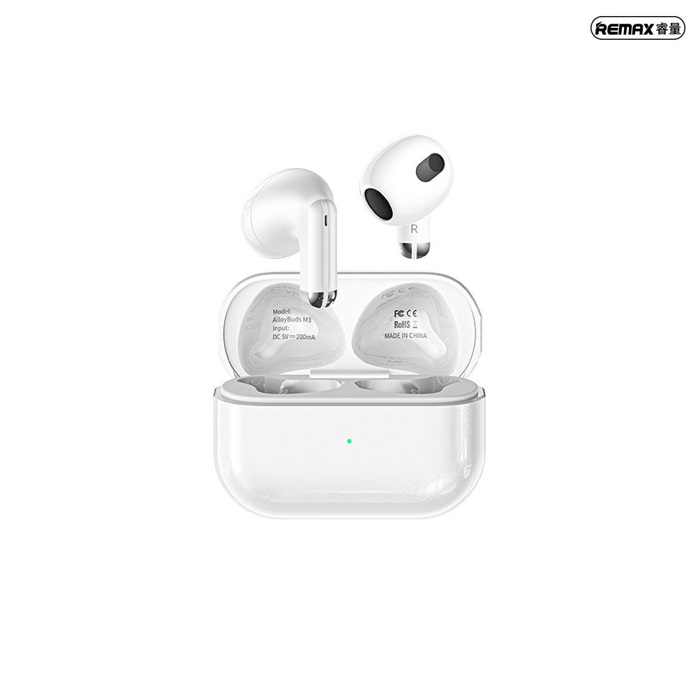 REMAX AlloyBuds M3 True Wireless Stereo Earbuds (WHITE)