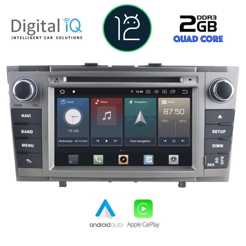 DIGITAL IQ X427_GPS (7'' DVD) MULTIMEDIA  OEM  TOYOTA AVENSIS mod. 2009-2016