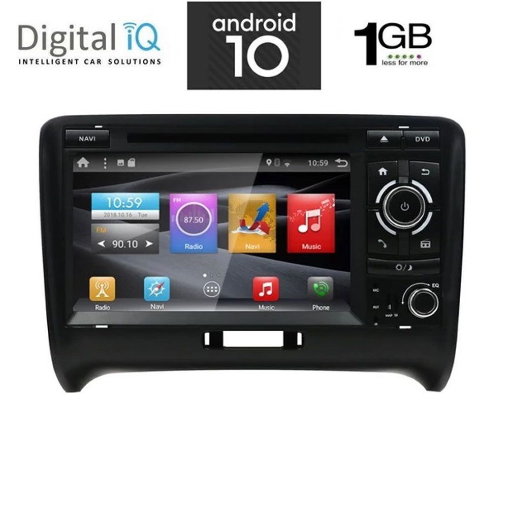 DIGITAL IQ X178_GPS (7'' DVD) MULTIMEDIA OEM AUDI ΤΤ mod. 2007-2015