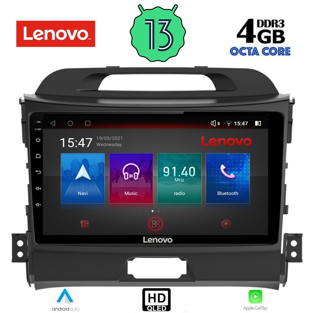 LENOVO SSX 9325_CPA (9inc) MULTIMEDIA TABLET OEM KIA SPORTAGE mod. 2010-2015