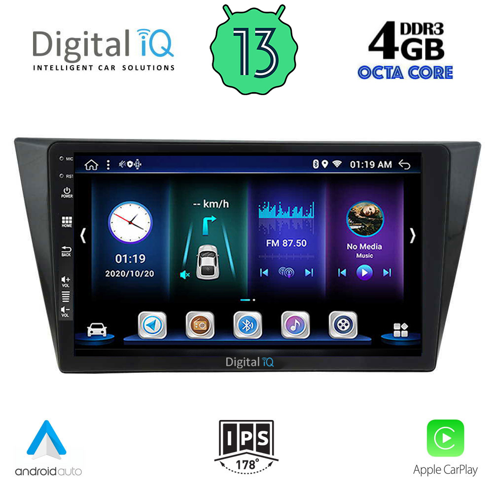 DIGITAL IQ BXD 6761_CPA (10inc) MULTIMEDIA TABLET OEM VW TIGUAN mod. 2016>