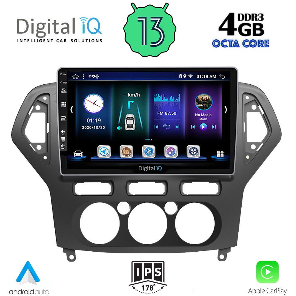 DIGITAL IQ BXD 6162_CPA A/C (10inc) MULTIMEDIA TABLET OEM FORD MONDEO mod. 2007-2011