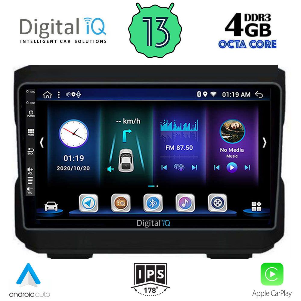 DIGITAL IQ BXD 6272_CPA (10inc) MULTIMEDIA TABLET OEM JEEP mod. 2007-2014 - DODGE mod. 2007>