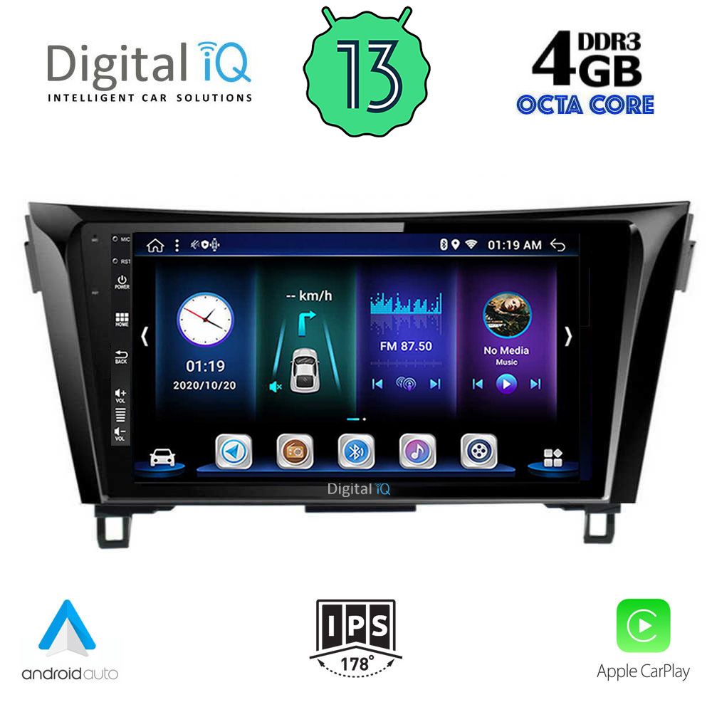 DIGITAL IQ BXD 6468_CPA (10inc) MULTIMEDIA TABLET OEM NISSAN QASHQAI mod. 2014-2021