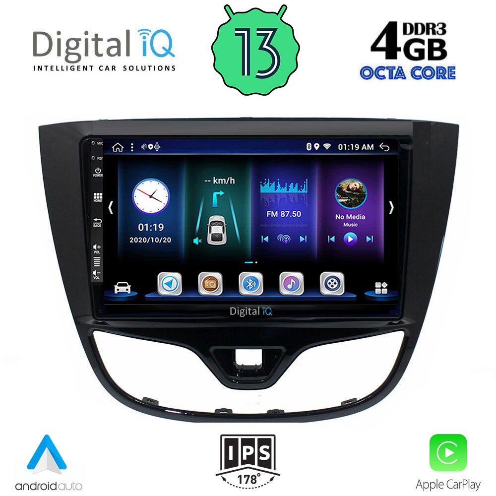 DIGITAL IQ BXD 6489_CPA (10inc) MULTIMEDIA TABLET OEM OPEL KARL mod. 2014-2019