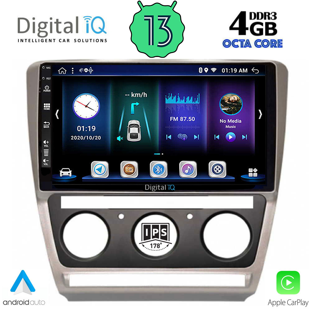 DIGITAL IQ BXD 6595_CPA (10inc) MULTIMEDIA TABLET OEM SKODA OCTAVIA 5 mod. 2005-2012