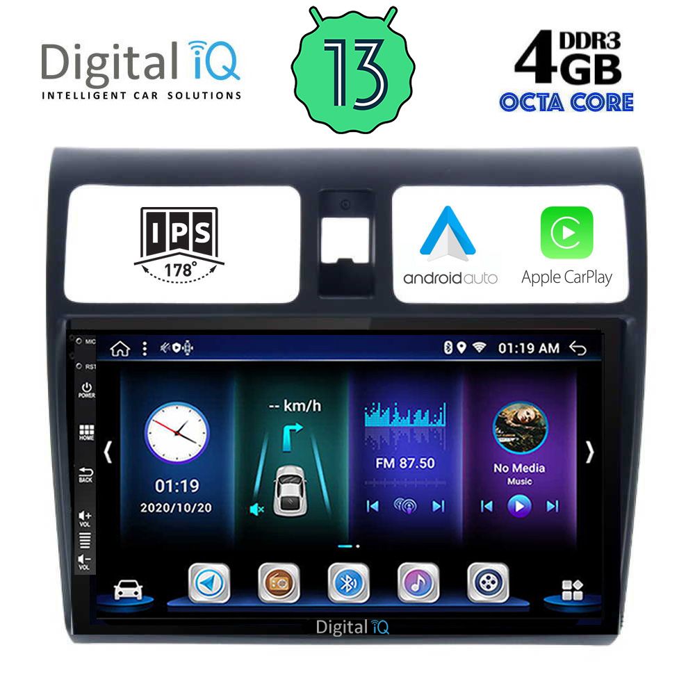 DIGITAL IQ BXD 6684_CPA (10inc) MULTIMEDIA TABLET OEM SUZUKI SWIFT mod. 2005-2011