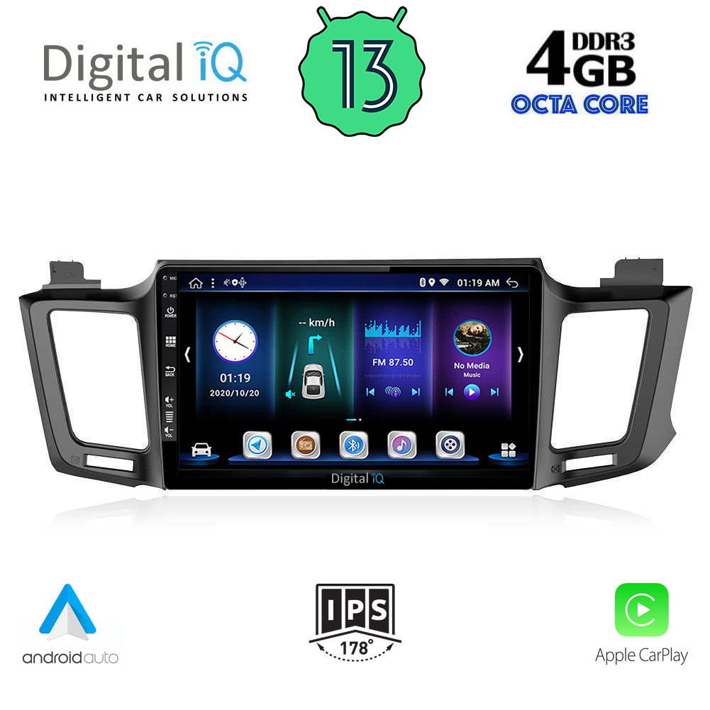 DIGITAL IQ BXD 6733_CPA (10inc) MULTIMEDIA TABLET OEM TOYOTA RAV 4 mod. 2013-2019