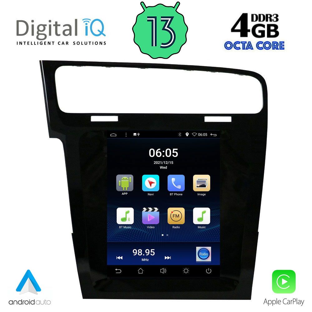 DIGITAL IQ BXD 6985_CPA TESLA STYLE  for VW GOLF 7 mod. 2013>