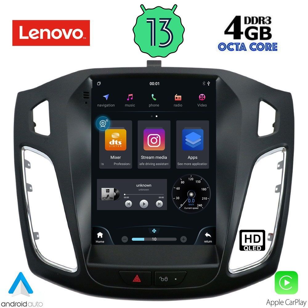 LENOVO SSX 9955_CPA TESLA STYLE OEM FORD FOCUS mod. 2011-2017