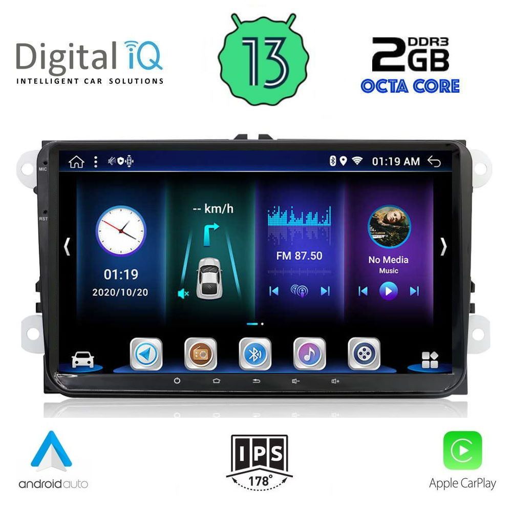 DIGITAL IQ BXE 589_CPA (9'' DECK) MULTIMEDIA OEM VW – SKODA – SEAT GROUP mod. 2004-2014