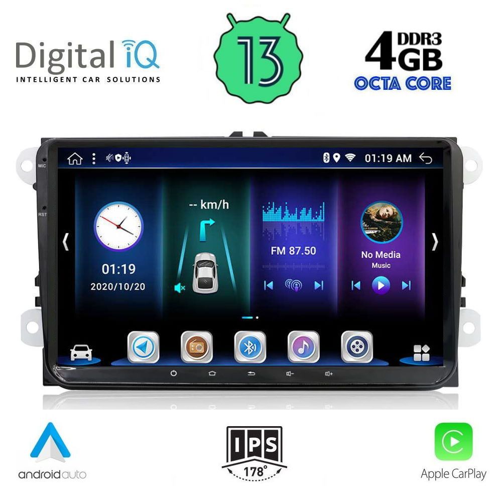 DIGITAL IQ BXE 689_CPA (9" DECK) MULTIMEDIA OEM VW – SKODA – SEAT GROUP mod. 2004-2014