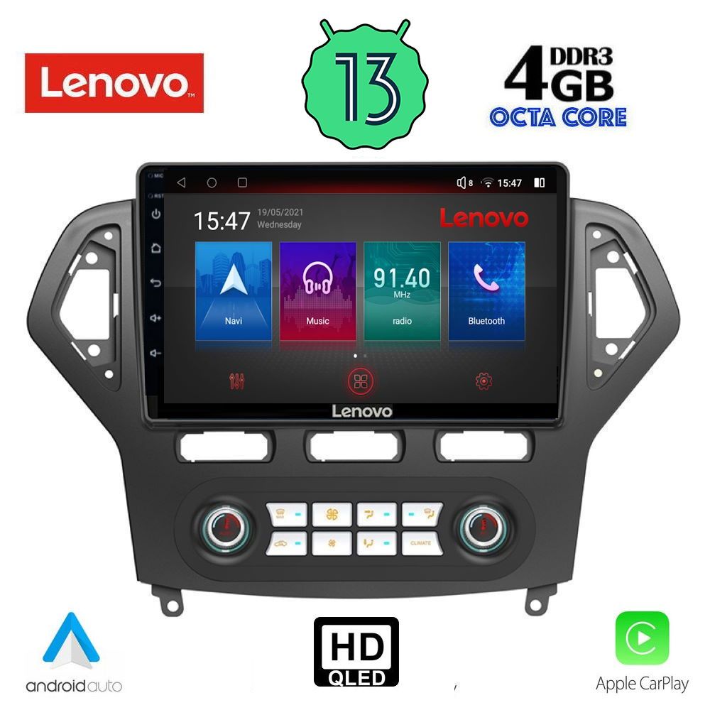 LENOVO SSX 9162_CPA CLIMA (10inc) MULTIMEDIA TABLET for FORD MONDEO mod. 2007-2011