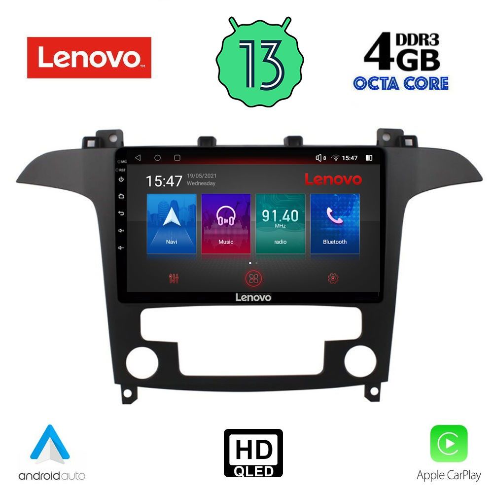 LENOVO SSX 9175_CPA CLIMA (9inc) MULTIMEDIA TABLET OEM FORD SMAX mod. 2006-2014