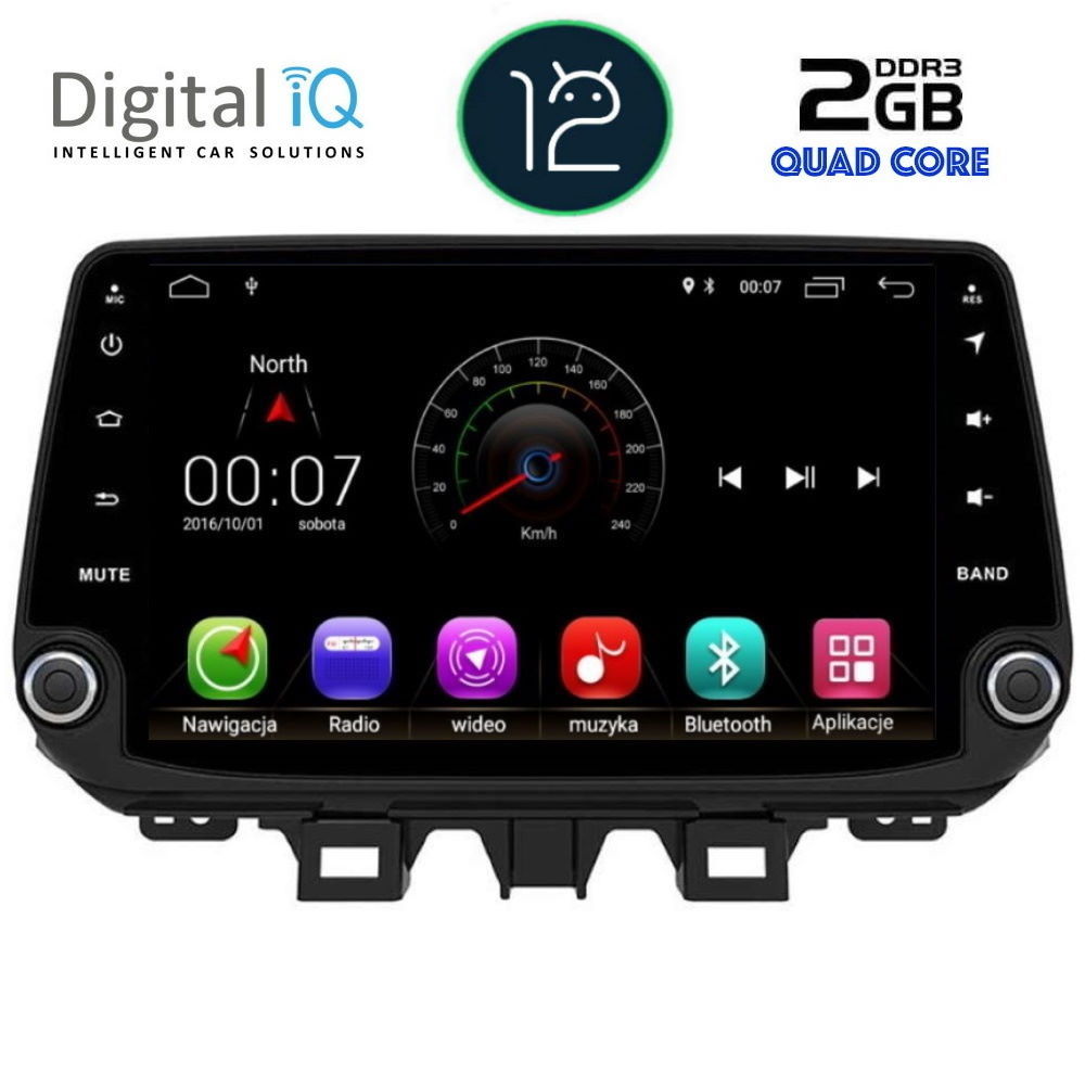 DIGITAL IQ X336M_GPS (9'' DECK) MULTIMEDIA OEM HYUNDAI TUSCON mod. 2019&gt;