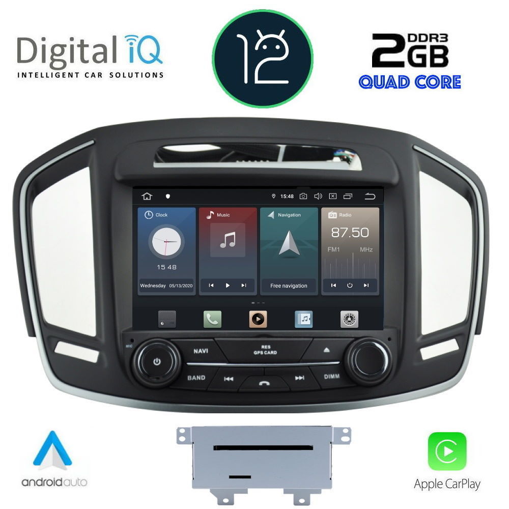 DIGITAL IQ X423_GPS (8'' DVD) MULTIMEDIA OEM OPEL INSIGNIA  mod. 2013&gt;