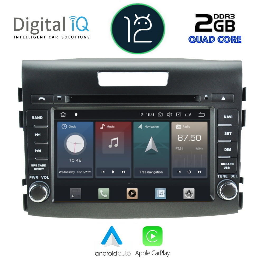 DIGITAL IQ X487_CPA (8'' DVD) MULTIMEDIA OEM HONDA CRV 2013-2017