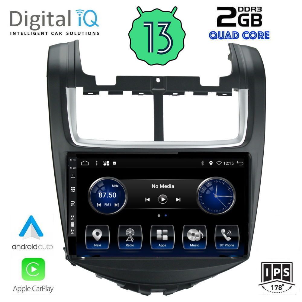 DIGITAL IQ BXH 3075_CPA (9inc) MULTIMEDIA TABLET OEM CHEVROLET AVEO mod. 2014-2017