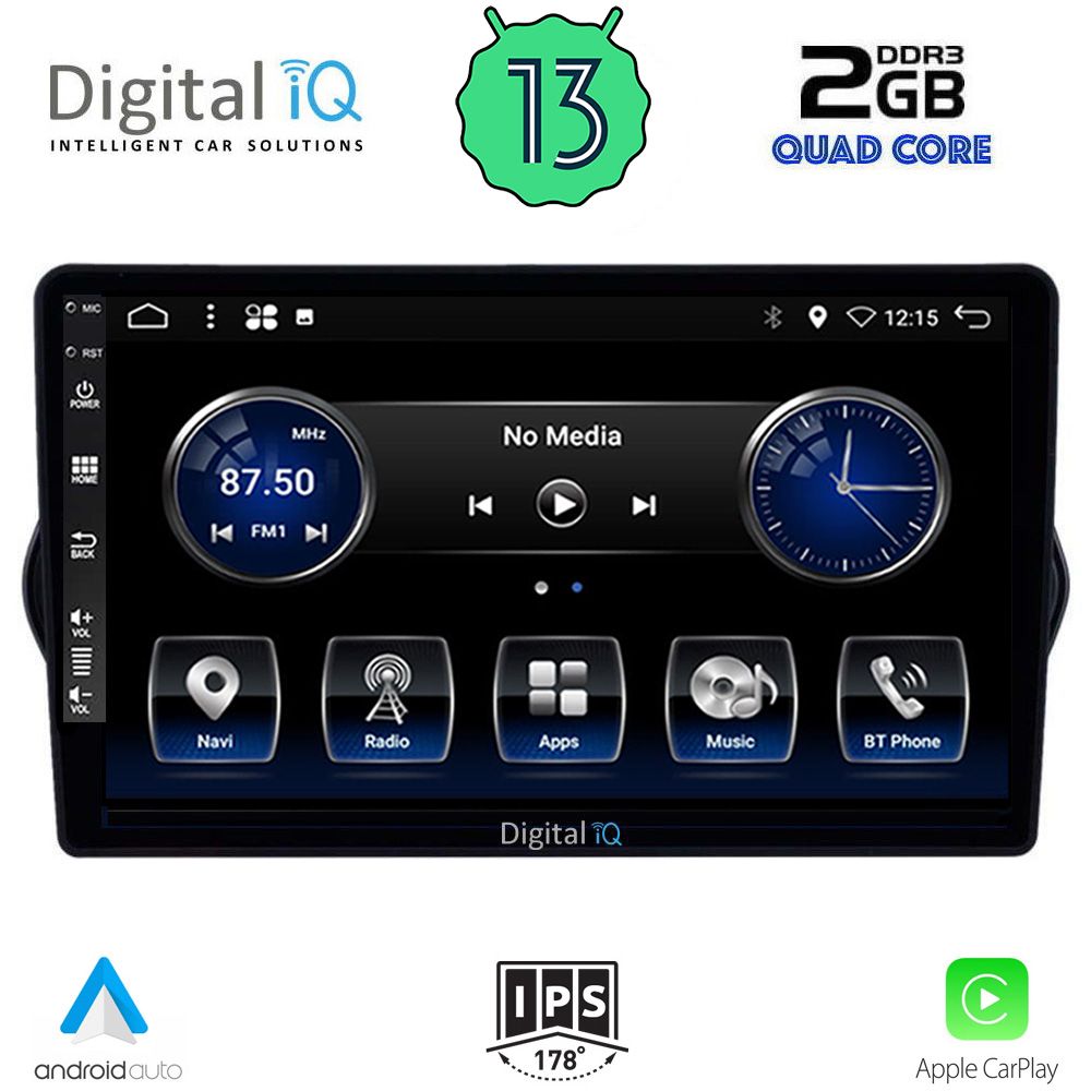 DIGITAL IQ BXH 3148_CPA (9inc) MULTIMEDIA TABLET OEM FIAT TIPO mod. 2015-2018