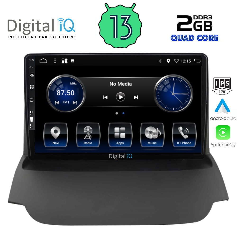 DIGITAL IQ BXH 3150_CPA (9inc) MULTIMEDIA TABLET OEM FORD ECOSPORT mod. 2012-2018