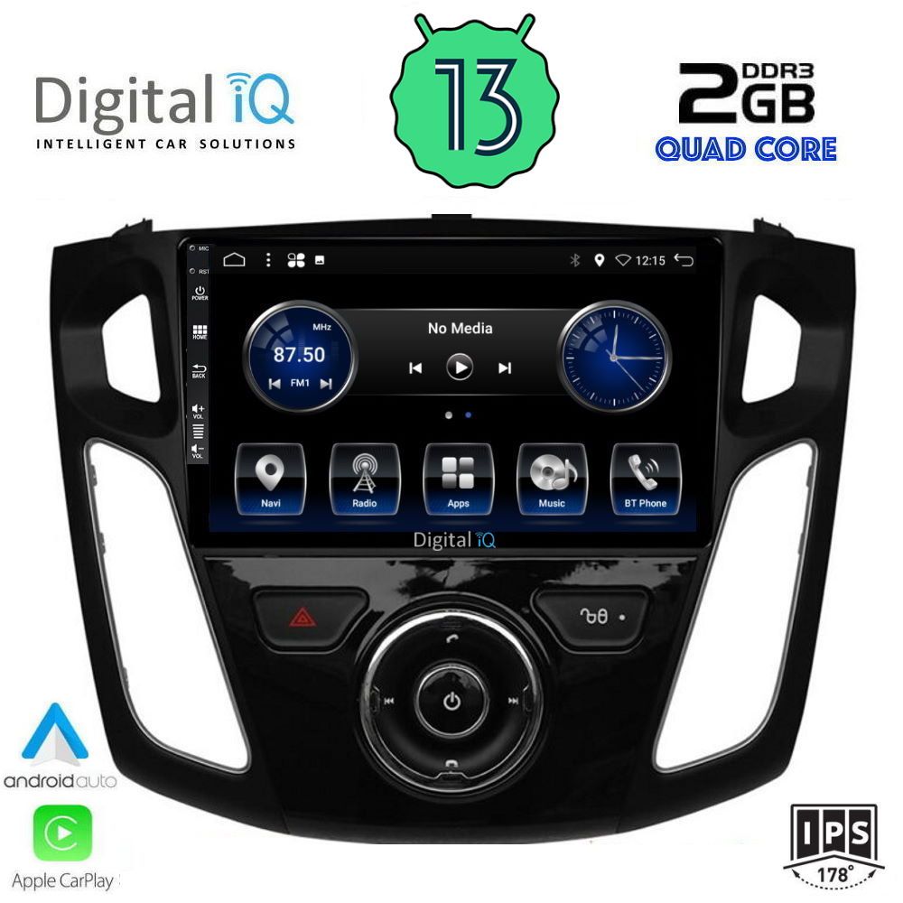 DIGITAL IQ BXH 3157_CPA (9inc) MULTIMEDIA TABLET OEM FORD FOCUS mod. 2011-2018