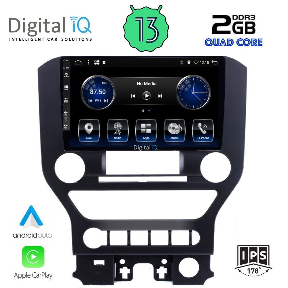 DIGITAL IQ BXH 3166_CPA (9inc) MULTIMEDIA TABLET OEM FORD MUSTANG mod. 2015-2020